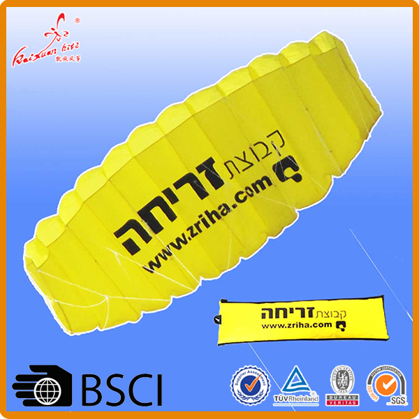 Doppellinie aufblasbare kitesurfende Zugdrachen für Förderung