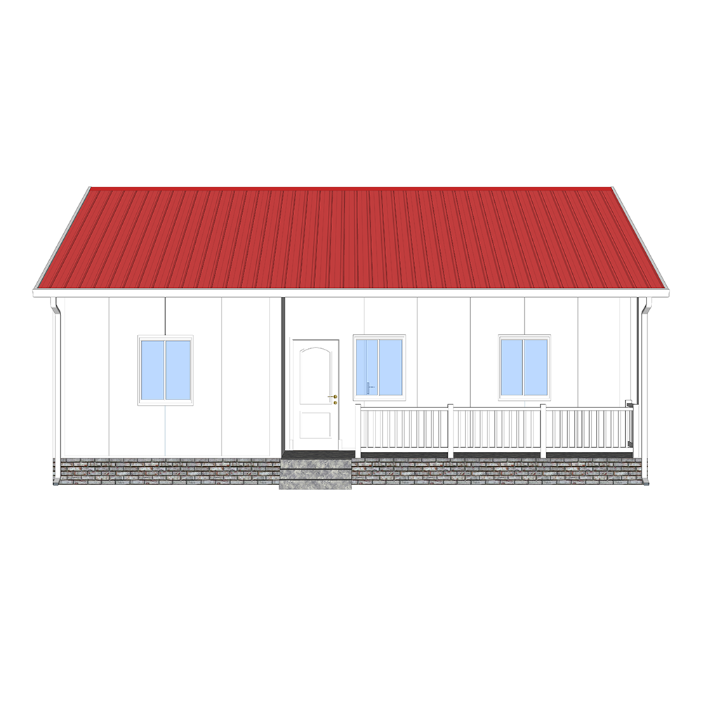 Schnell gebautes, montagefertiges Fertighaus mit Sandwichplatten