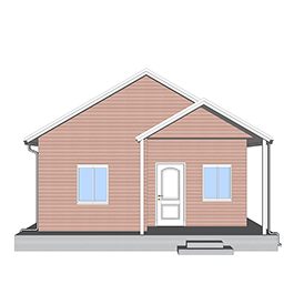 Heya-2Q02 Çin 2 odalı ev ışık ölçer çocuklar için prefabrik çelik ev