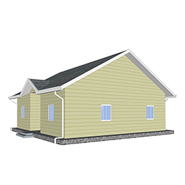 Heya-3Q01 China 3 room light gauge house luxury prefabricated house