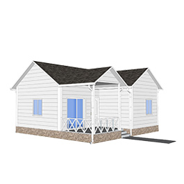 Heya-B01-B China 1 room sandwich panel house best selling prefab hotel construction for sale