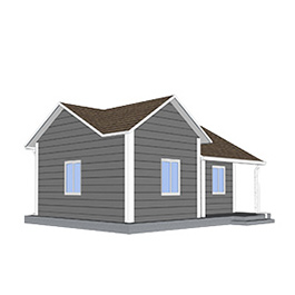 Heya-B02-B China best selling prefabricated apartment contractor 1 bedroom prefab house