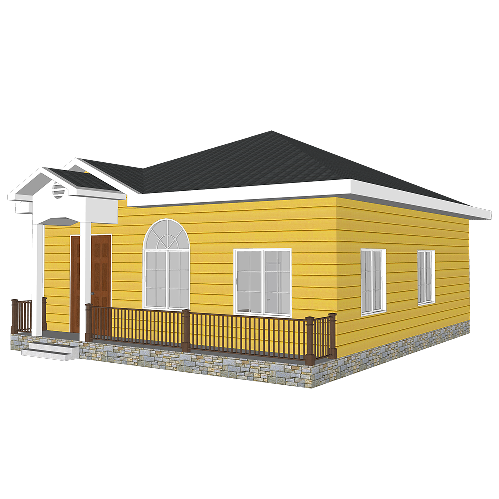 Luxusvilla - (QB05) 2019 Neuer Preis Steel Light Luxusvilla Design mit modularer Küche