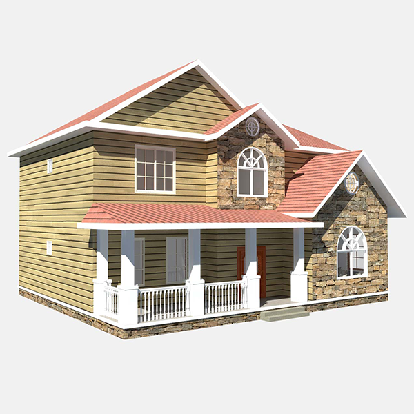 Villa de lujo - (QB32) Plan económico de villa popular de China con alta calidad