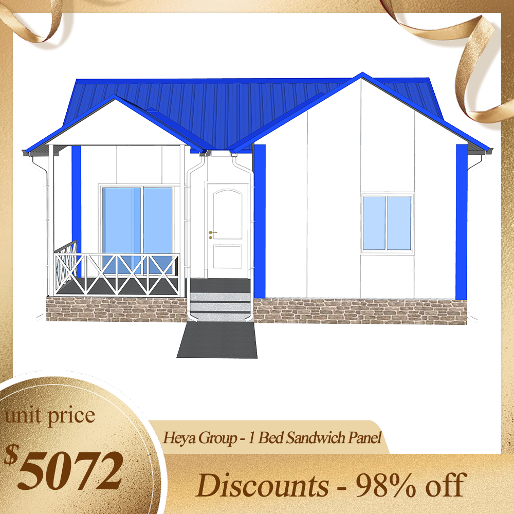 Residential - (Heya-B01) China 1 room sandwich panel house best selling prefab cabin manufacturer for living