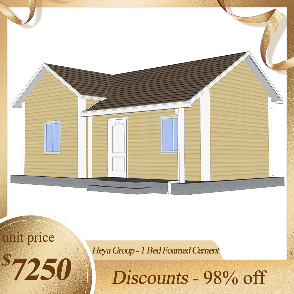 China 1-bedroom prefab concrete house- S02