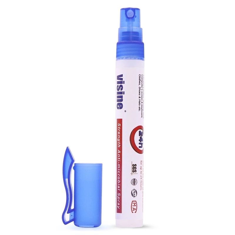 10ML Portable Sterilizer Empty Spray Pen， Hand Sanitizer Spray Ball Pen for Students manufacturer