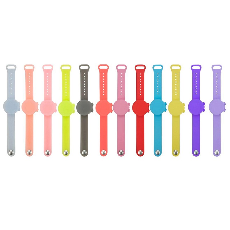 2020 New Hand Sanitizer Wristband Adjustable Silicone Hand Sanitizer Dispenser Bracelet for Hand Washing