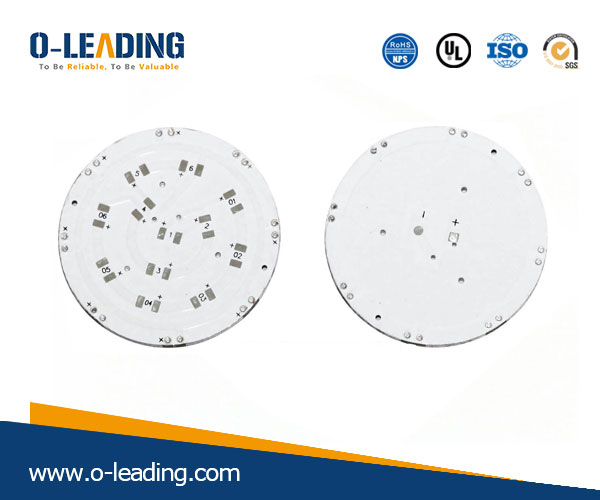 Base en aluminium de porcelaine d'usine de carte PCB, la puissance élevée a mené la porcelaine en aluminium de carte PCB