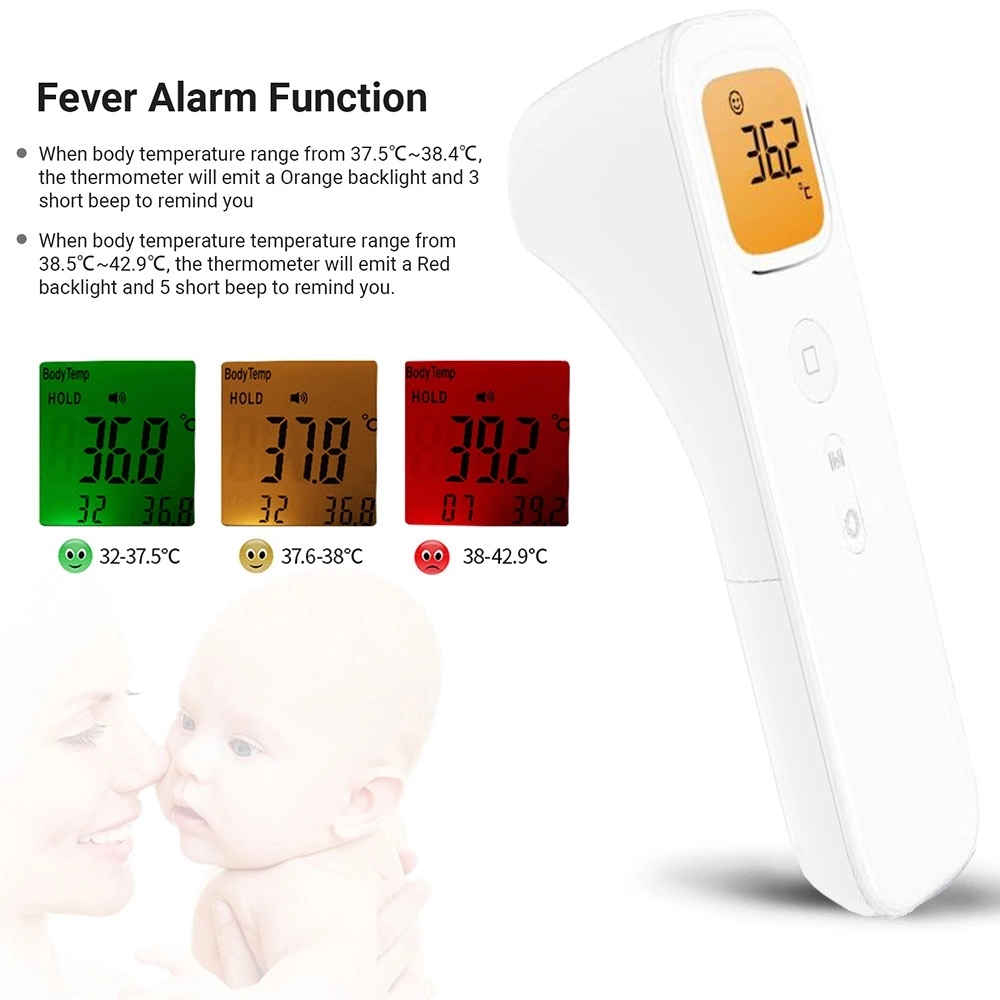 Non Contact Lcd Display Human Fever Temperature Thermometer Gun manufacturer