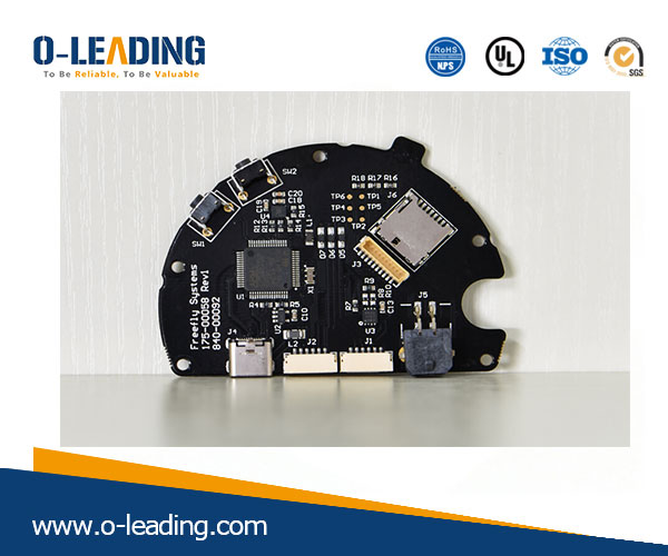 PCBA,2Layer,Black soldermask,used for communication equipment