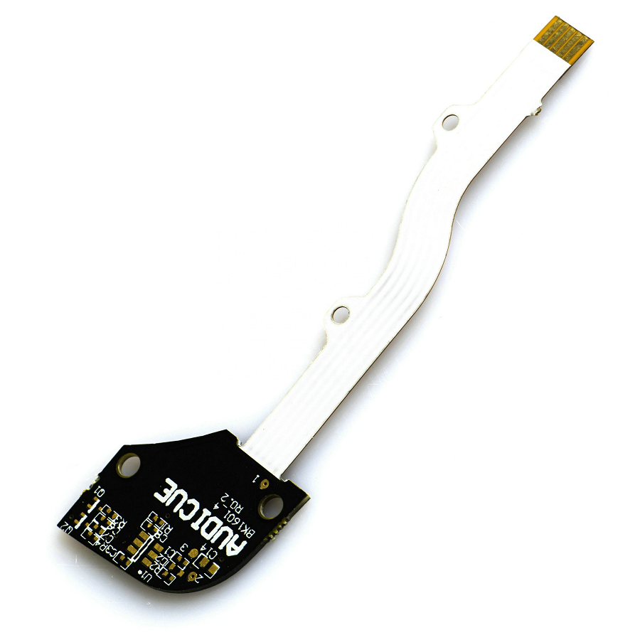 hot sale black solder resist ink and white cover lay rigid flexible pcb