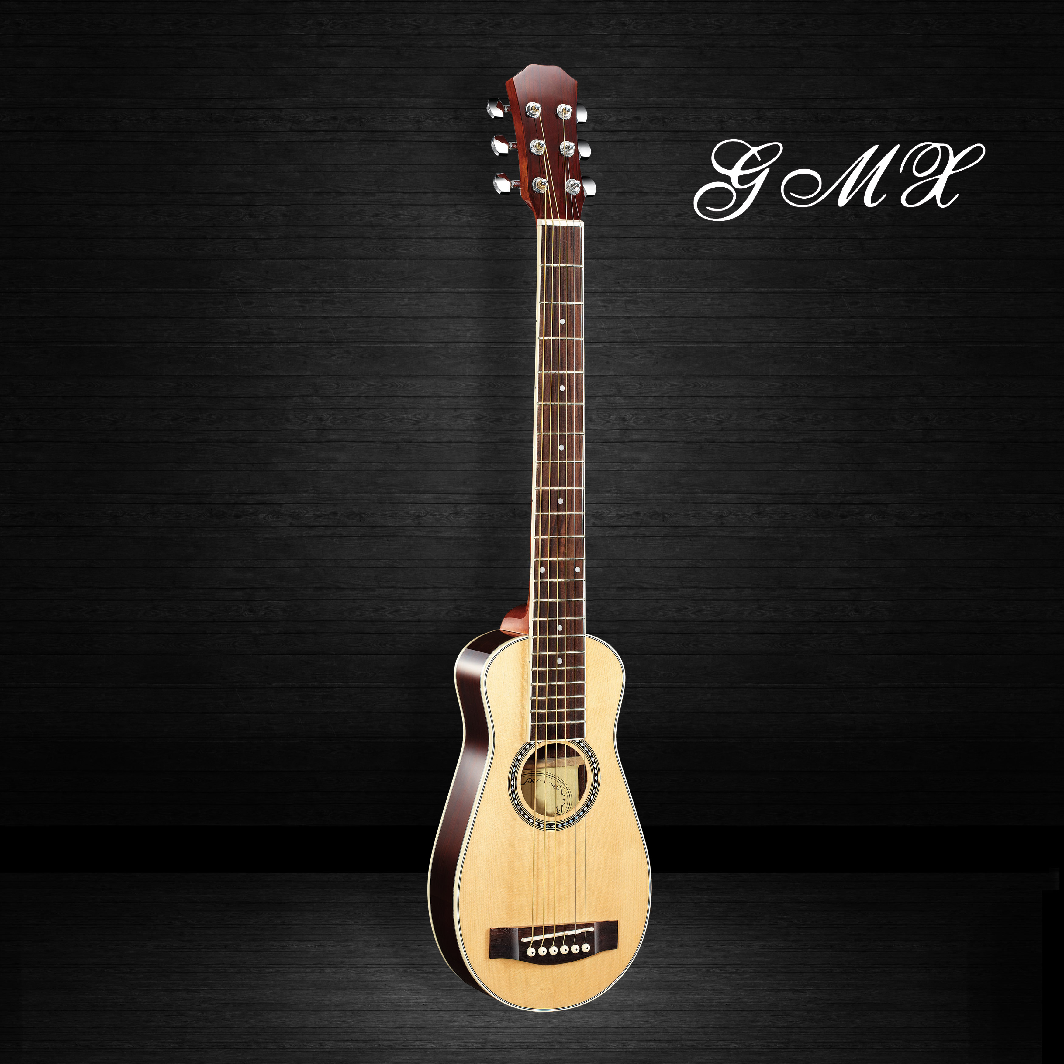 High gloss hot-sale high technology cutting down acoustic guitars musical