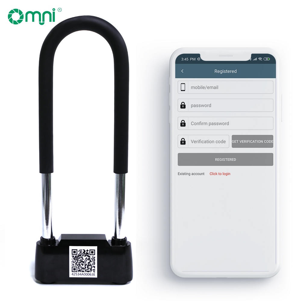 304 roestvrij staal Smart Bluetooth U-lock veiligheidsslot