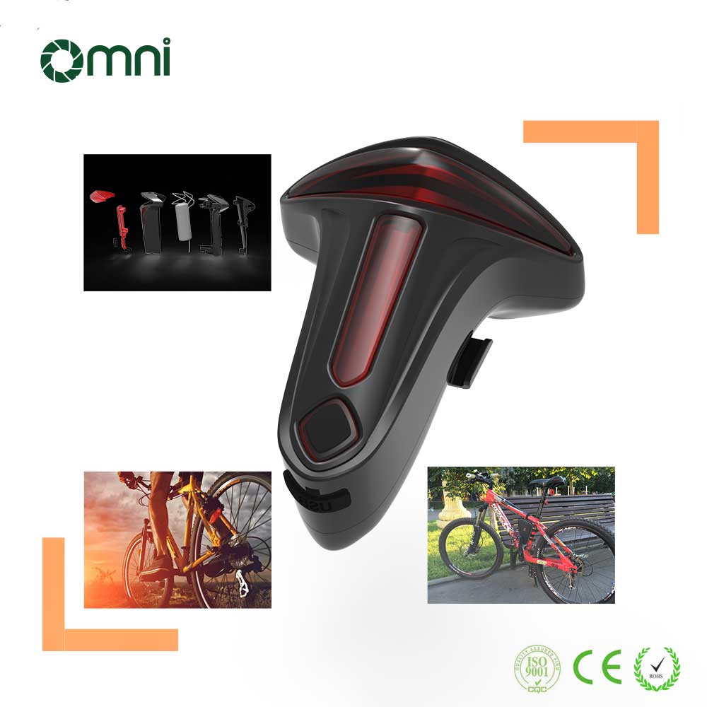 Luce per bicicletta a LED Fanale posteriore per ciclismo all'aperto Luce posteriore per mountain bike da strada impermeabile e di sicurezza
