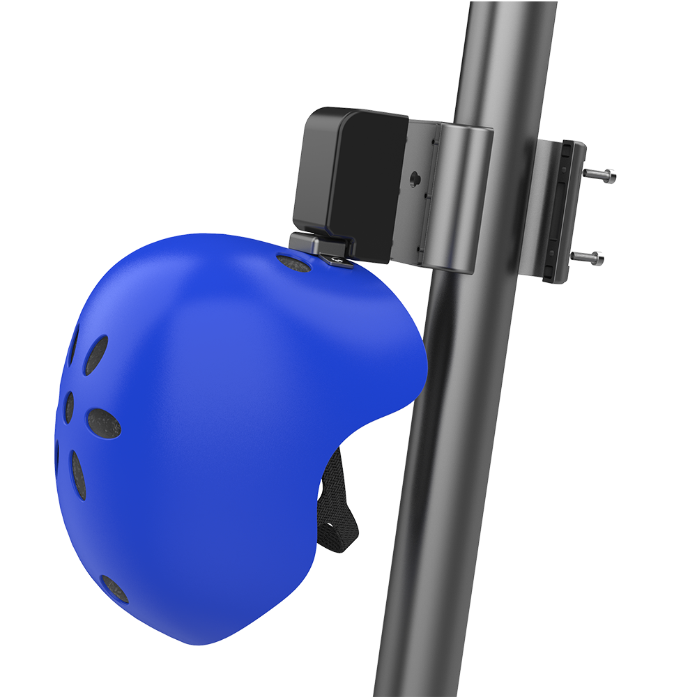 Интеллектуальный противоугонный замок для шлема для разблокировки велосипеда/скутера/мопеда/мотоцикла через мобильное приложение или последовательный порт. Простое управление.