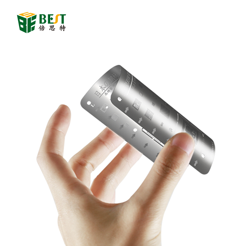 화웨이 논리 보드 납땜 수리 Tin Net 용 0.12MM 고정밀 BGA Reballing 스텐실 템플릿