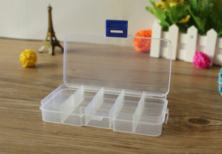 10 lattice Transparent plastic storage box BEST-R656