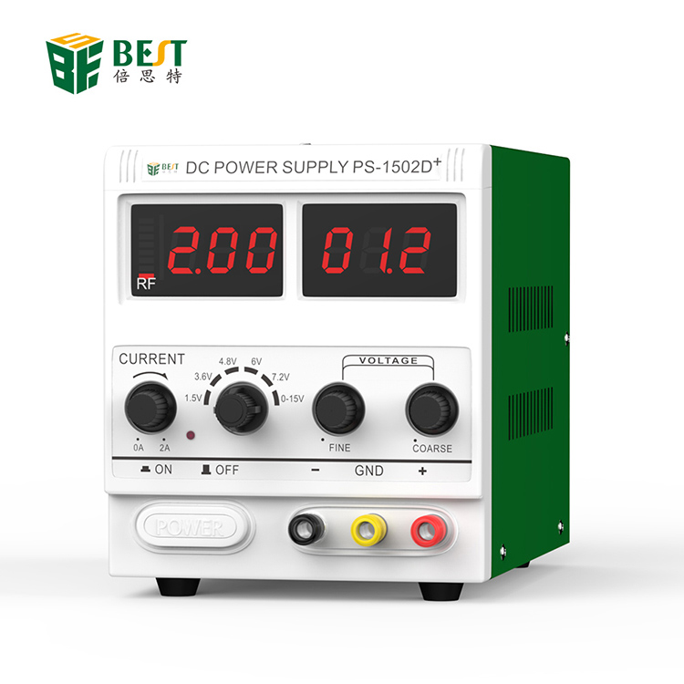 15V 2A DC امدادات الطاقة الصانع عرض الصمام إشارة الكشف عن BST-1502D +