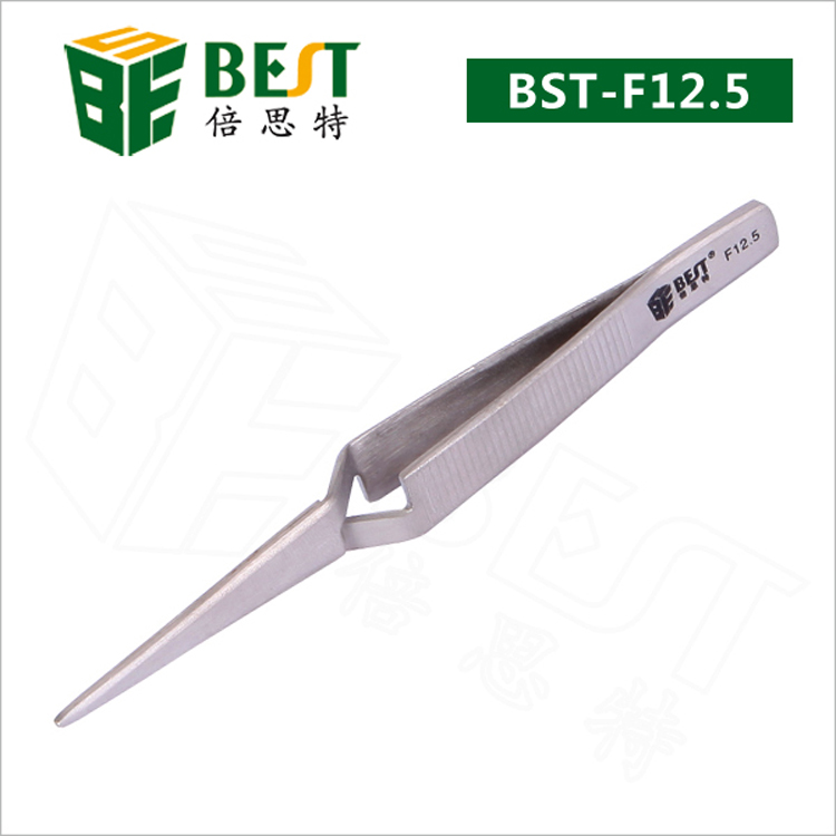 BST-12.5F 不锈钢直X型镊子