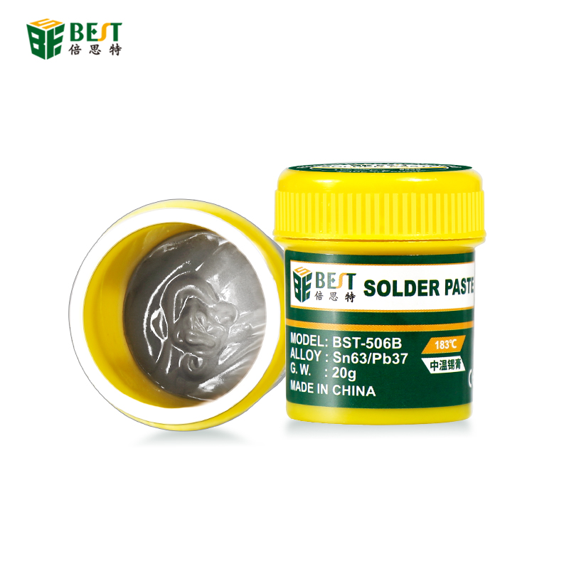 BEST-506B 20g Sn63Pb37 실버 솔더링 페이스트 전자 용 주석 솔더 페이스트
