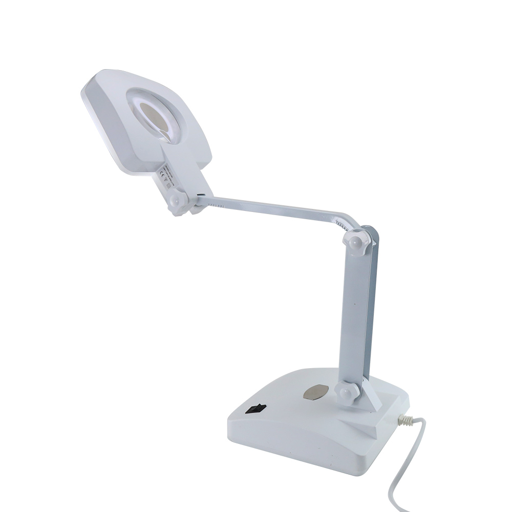 BEST-8611BL Table magnifying glass with light stand