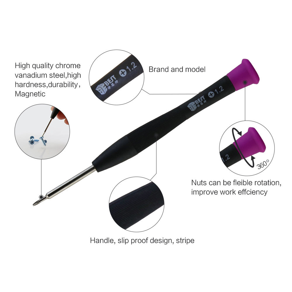 Best-8801A 8pcs Multi-fonction Screwdriver Set Outils de réparation de téléphone portable