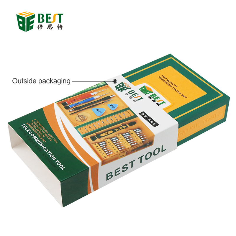 BEST-8921 طقم أدوات إصلاح عالمي 38pcs للهاتف المحمول أدوات إصلاح