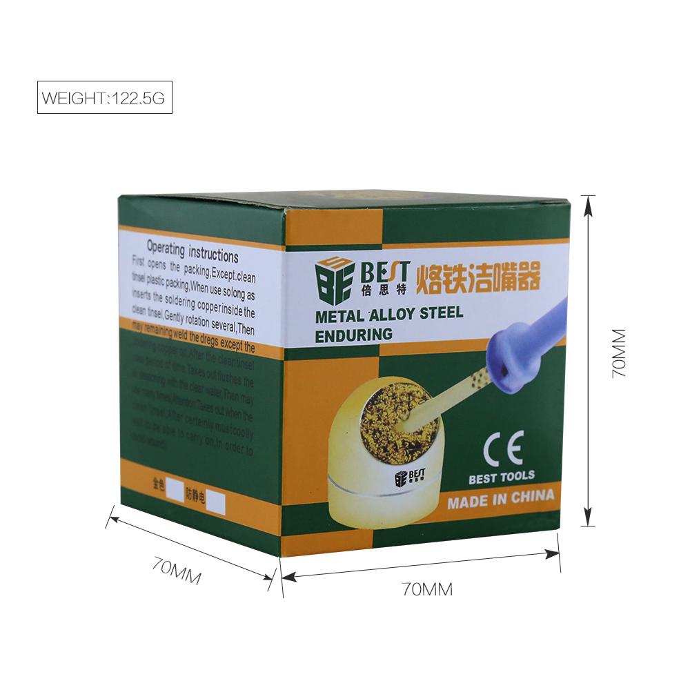 MELHOR ponta de ferro de solda bola limpa Remover Fio Esponja Scrubber Steer Wire Ball