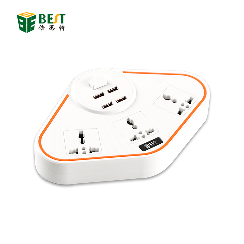 BST-07 NEW Factory Price Usb Weatherproof British Standard Universal Power Extension Socket