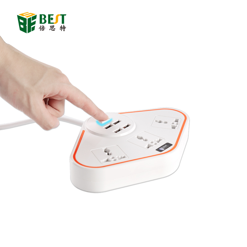 BST-07 NEW Factory Price Usb Weatherproof British Standard Universal Power Extension Socket