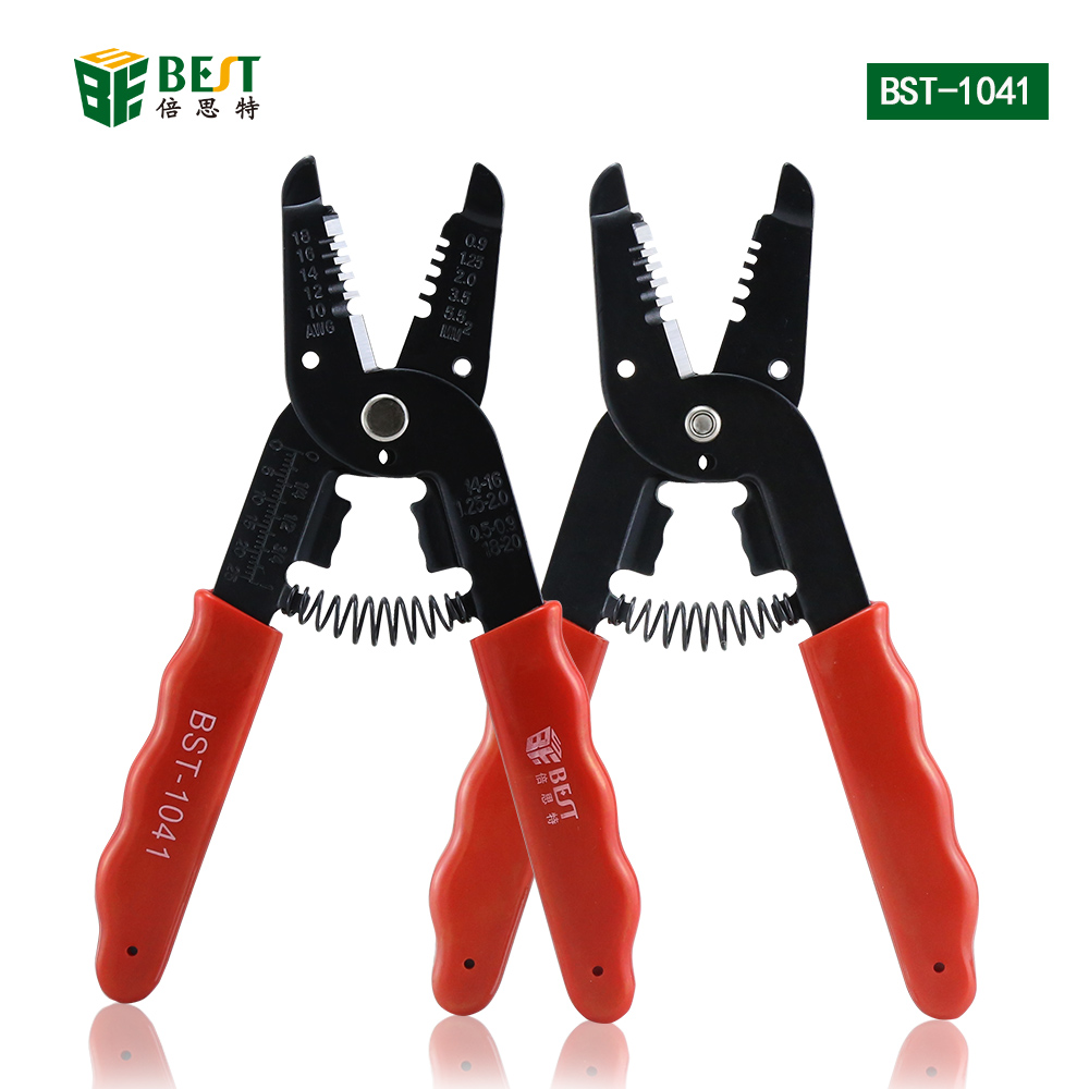 BST-1041 Wire Stripper Pliers Strippping Tool with Lock Boa qualidade