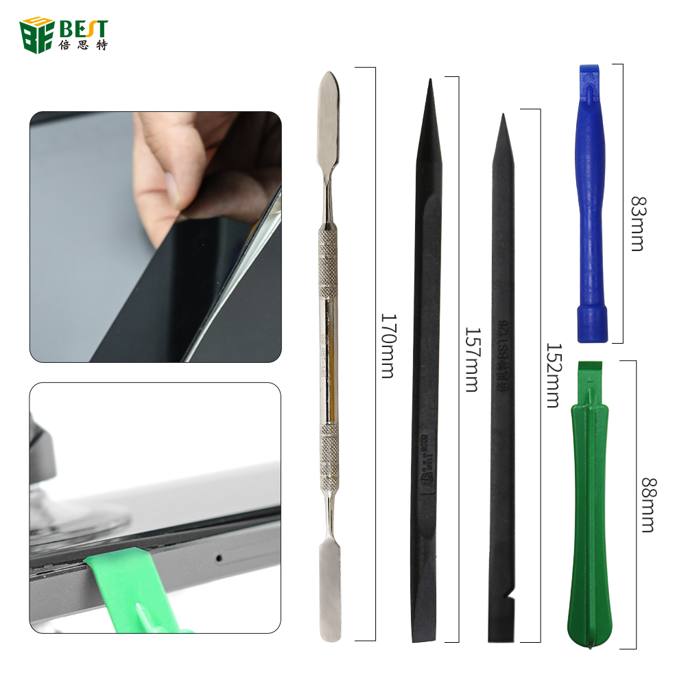 BST-122 Mobile Phone Repair Tools Kit Spudger Pry Opening Tool Screwdriver Set with tin wire for phone Hand Tools