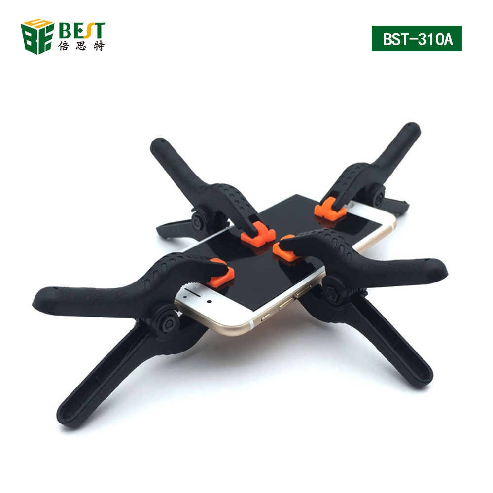 BST-310A 4pcs/lot Different size Plastic Nylon Spring Clamps Clip Tips Set for Paper Photo Backdrop Background Woodworking