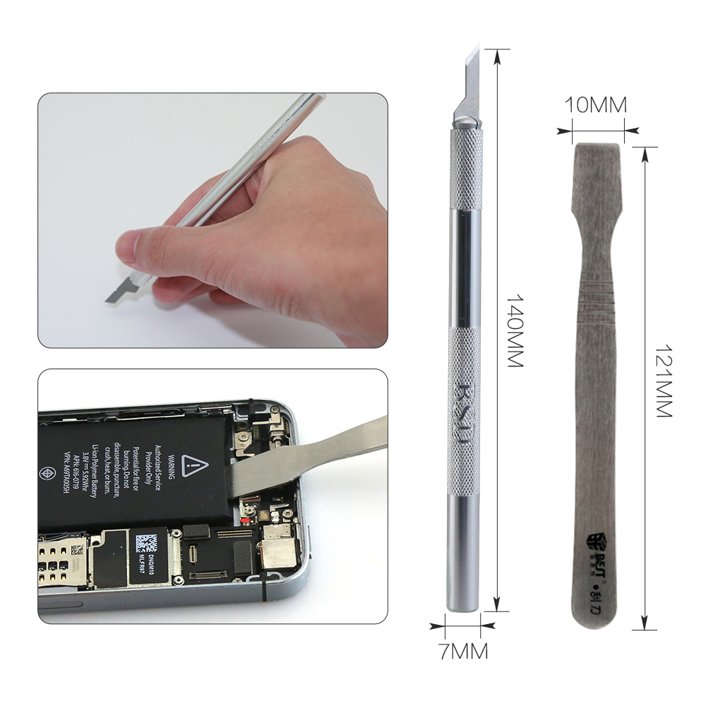 BST-608 ถอดชุดเครื่องมือมือถือ Openning repairing kit tool for iphone4 / 4s 5 / 5s