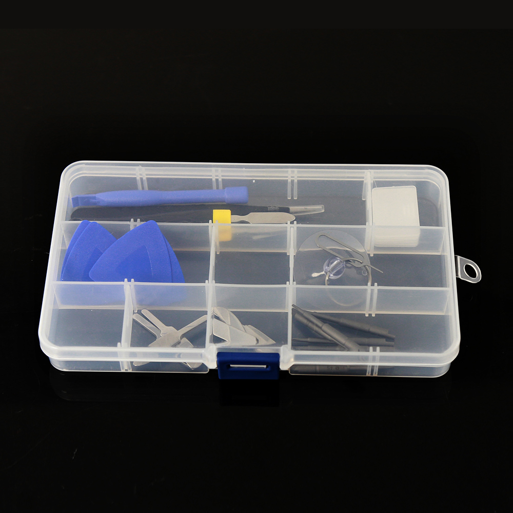BST-657 15 lattices Transparent plastic storage box