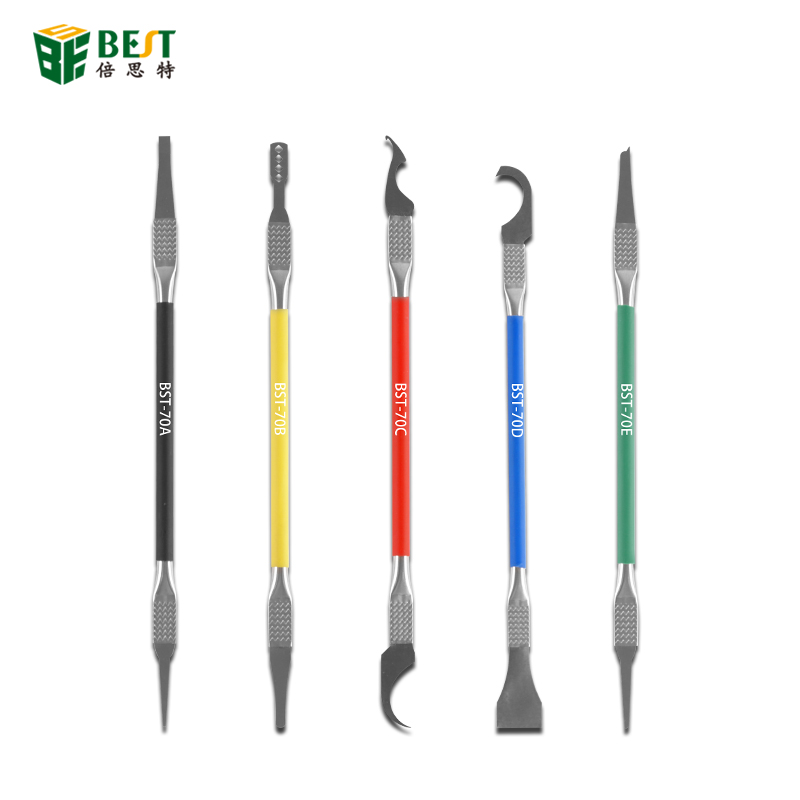 BST 70 Venda Quente de Alta Qualidade Do Telefone Móvel Motherboard BGA Chip Remover Ferramenta Pry Faca IC Chip CPU Removedor de Cola Limpa