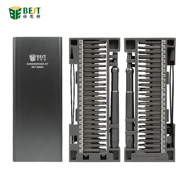 BST-8934A 50 in 1precision screwdriver set magnetic screwdriver set for Mobile Phone Tablet PC Repair Tools