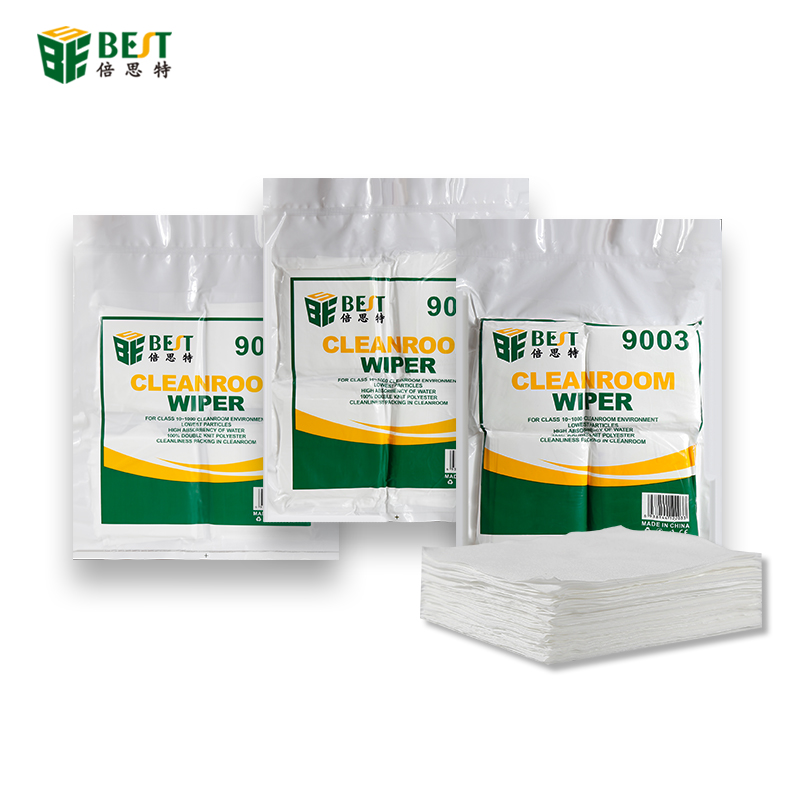 BST-9003 Antistatische Staubreinraum-Laptop-Computer LCD-Auto-Glas-Mikrofaser-Polyester-Mobiltelefon-Bildschirmwischer