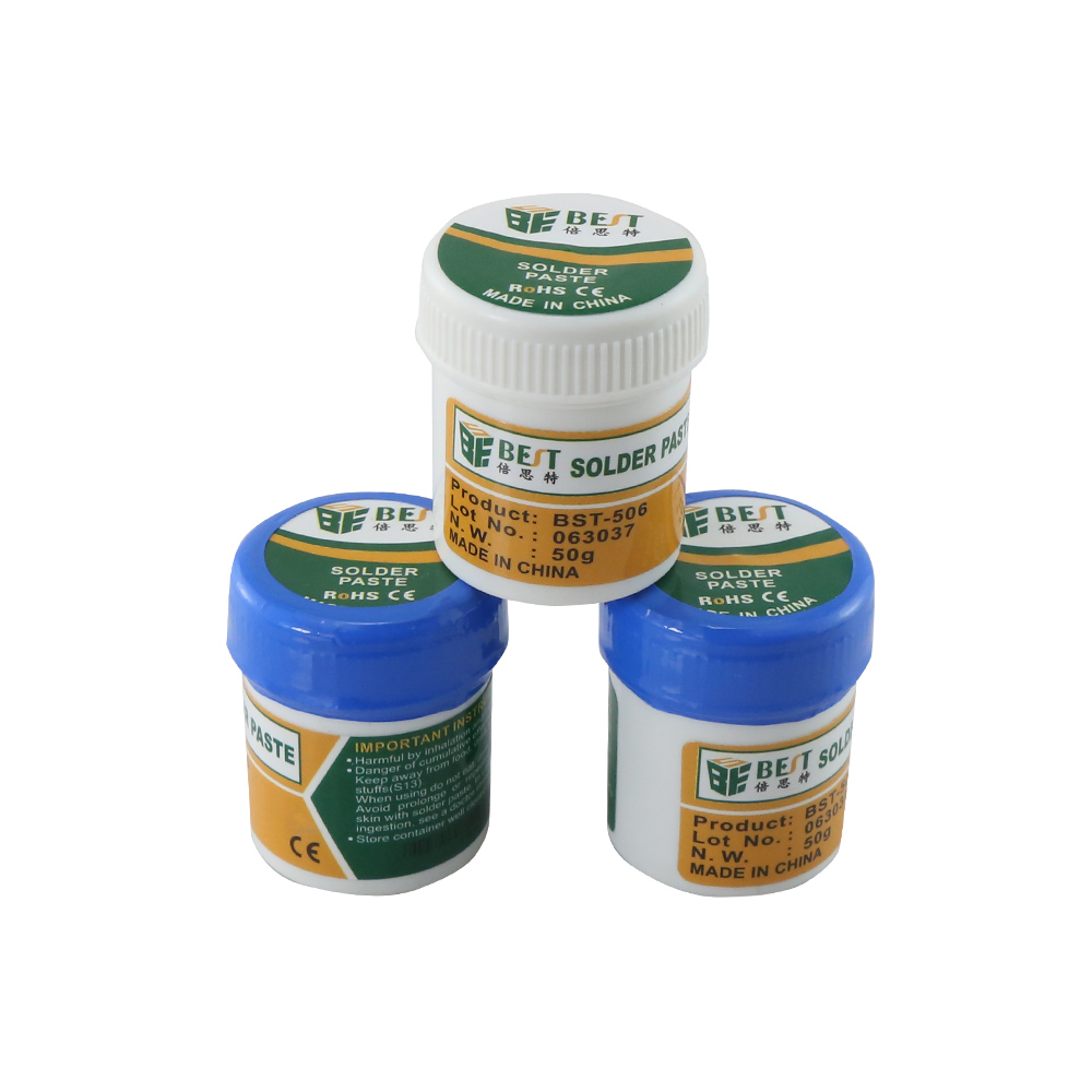 Excellente qualité vente chaude pâte de soudure de téléphone portable, pâte de flux de soudure d'étain BST-506