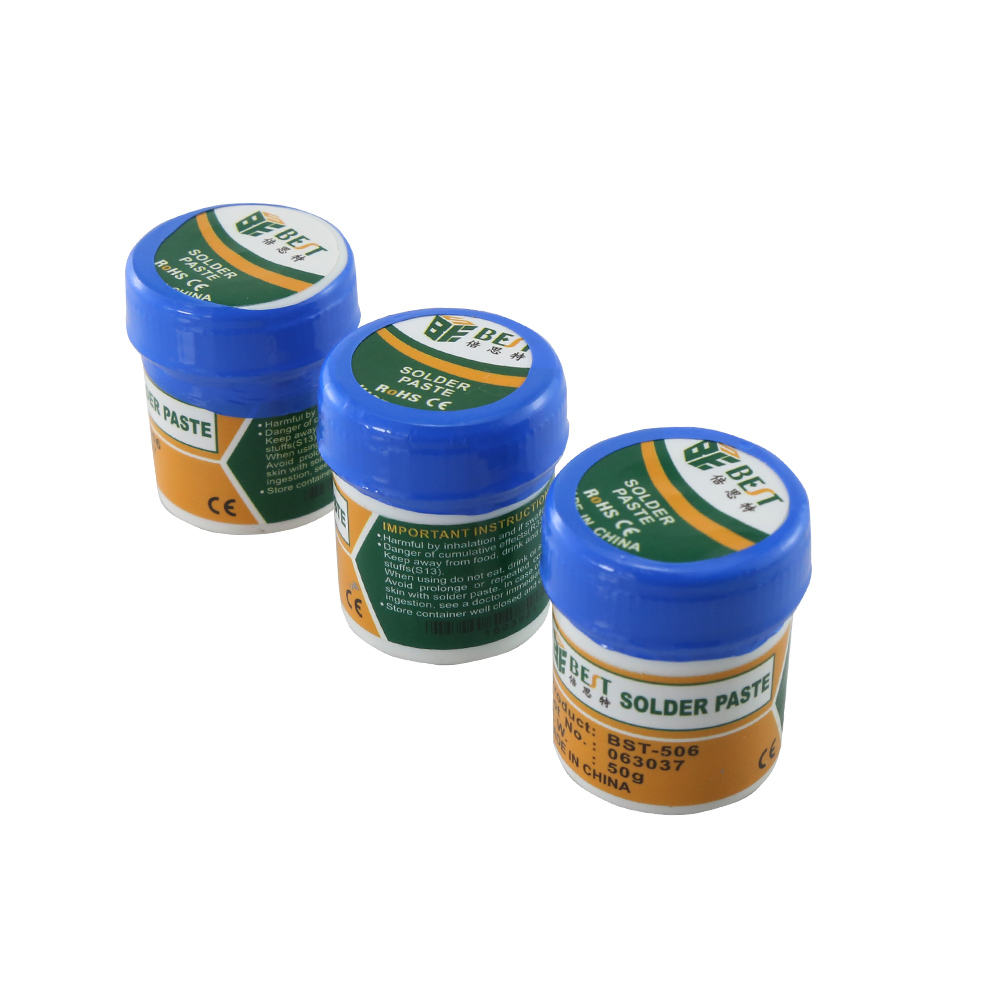 Excellente qualité vente chaude pâte de soudure de téléphone portable, pâte de flux de soudure d'étain BST-506