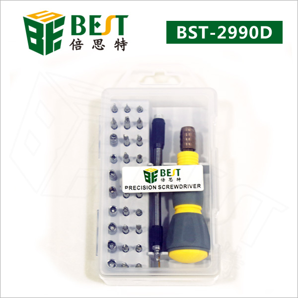 High Quality Presicion Screwdriver Set 33 Pcs in 1 Mobile Phone Repairing Tools BST 2990D