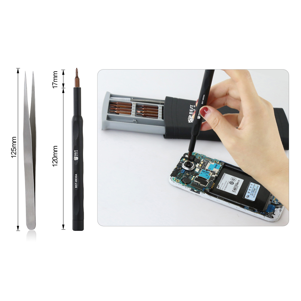 新しいモデル日常使用スクリュードライバキット22 in 1精密磁気ビットホーム必須工具DIYスクリュードライバセットBST-8930A