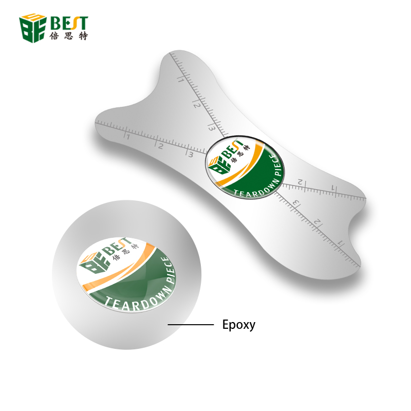 BST 005A / 006A / 008A Outil de réparation de téléphonie mobile Outil en acier inoxydable Patch antidérapant pour outil de coupe mince pour l'écran de tablette de téléphone mobile