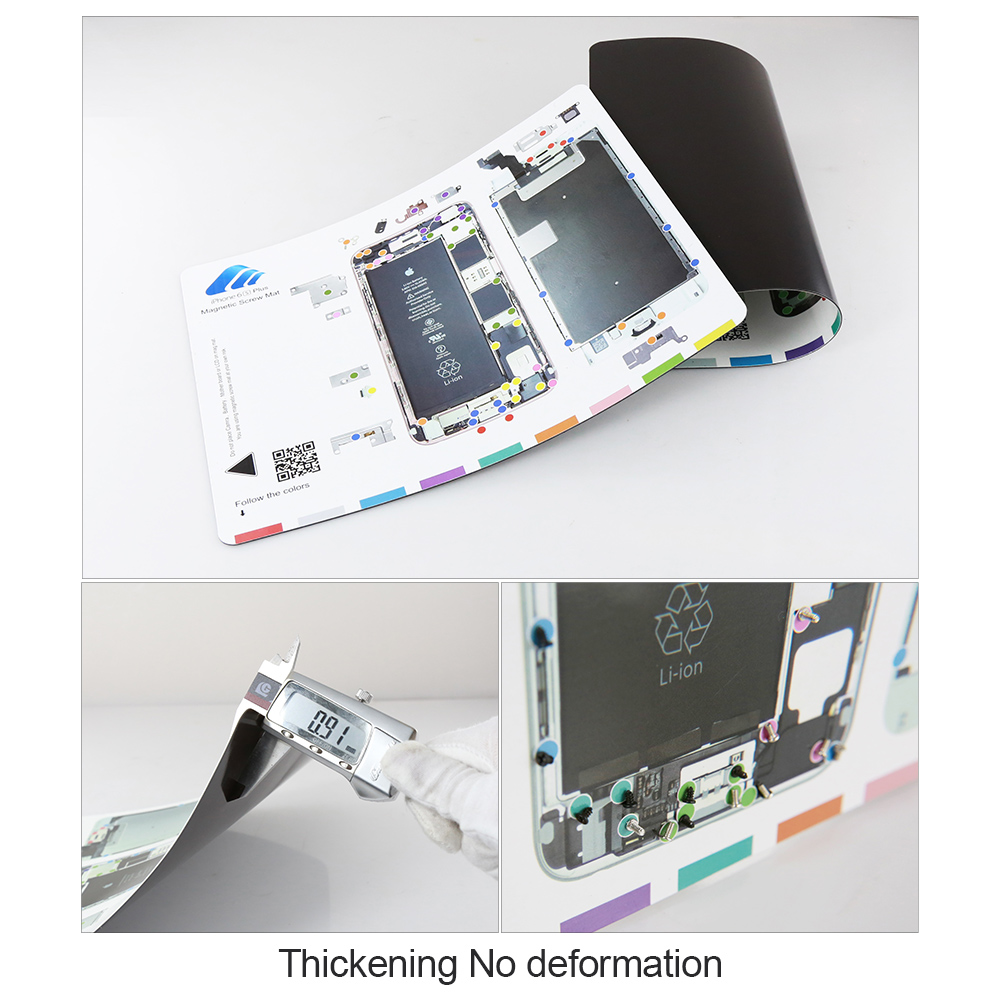 Blocco da lavoro professionale con tappetino magnetico per strumenti di riparazione del telefono