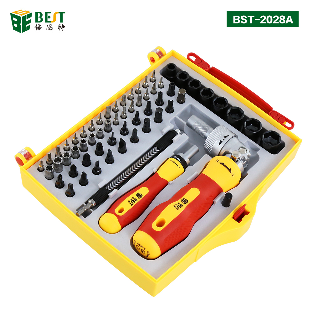 Wholesale 62 pcs in One Dual drive Screwdriver Set for Mobile Phones Tablets Game Pad and Laptop etc. BEST 2028A