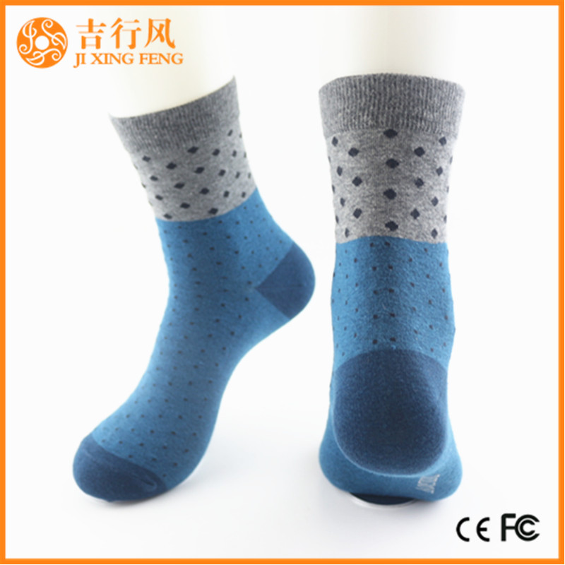 Komfort Crew Männer Socken Lieferanten und Hersteller Großhandel benutzerdefinierte Business-Socken