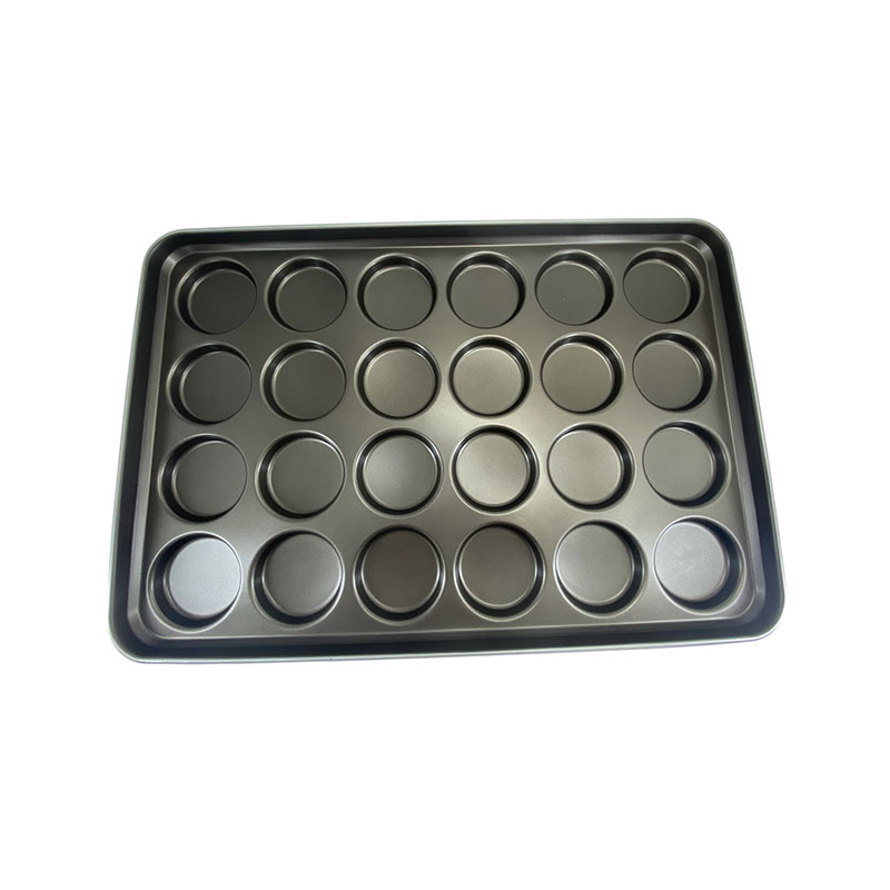 24 Molds Hamburger Bun Bread Baking Pan