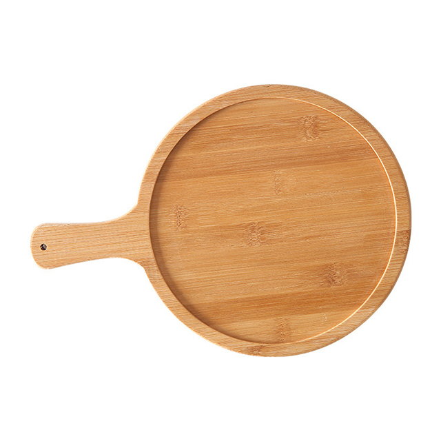 Okrągła pizza z drewna bambusowego 6-14 cali z pustą jamą