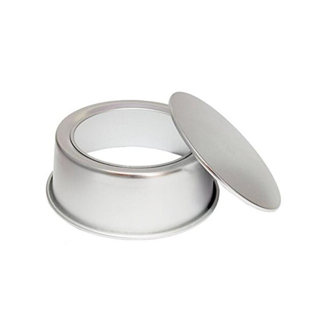 Runde Kuchenform aus eloxiertem Aluminium mit abnehmbarem Boden